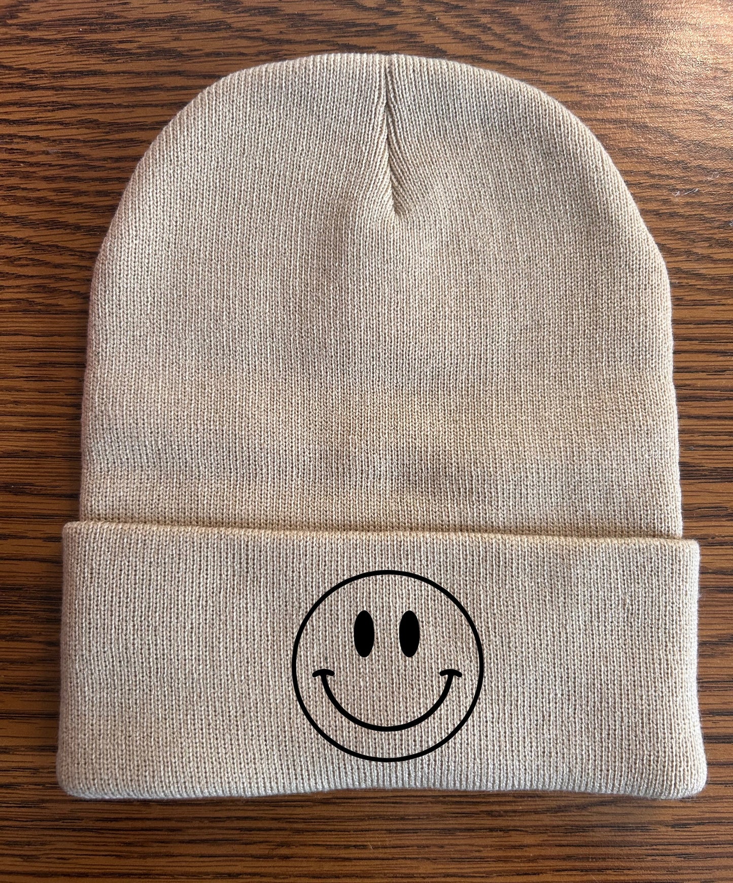 Retro Smiley Face Beanie