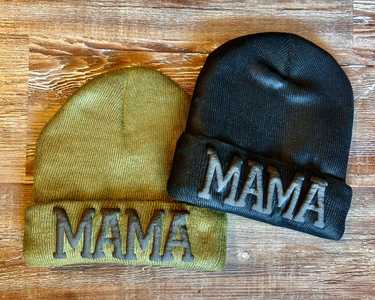 Mama Puff Vinyl Beanie