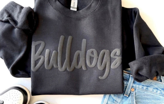 Bulldogs Puff Vinyl Sweatshirt