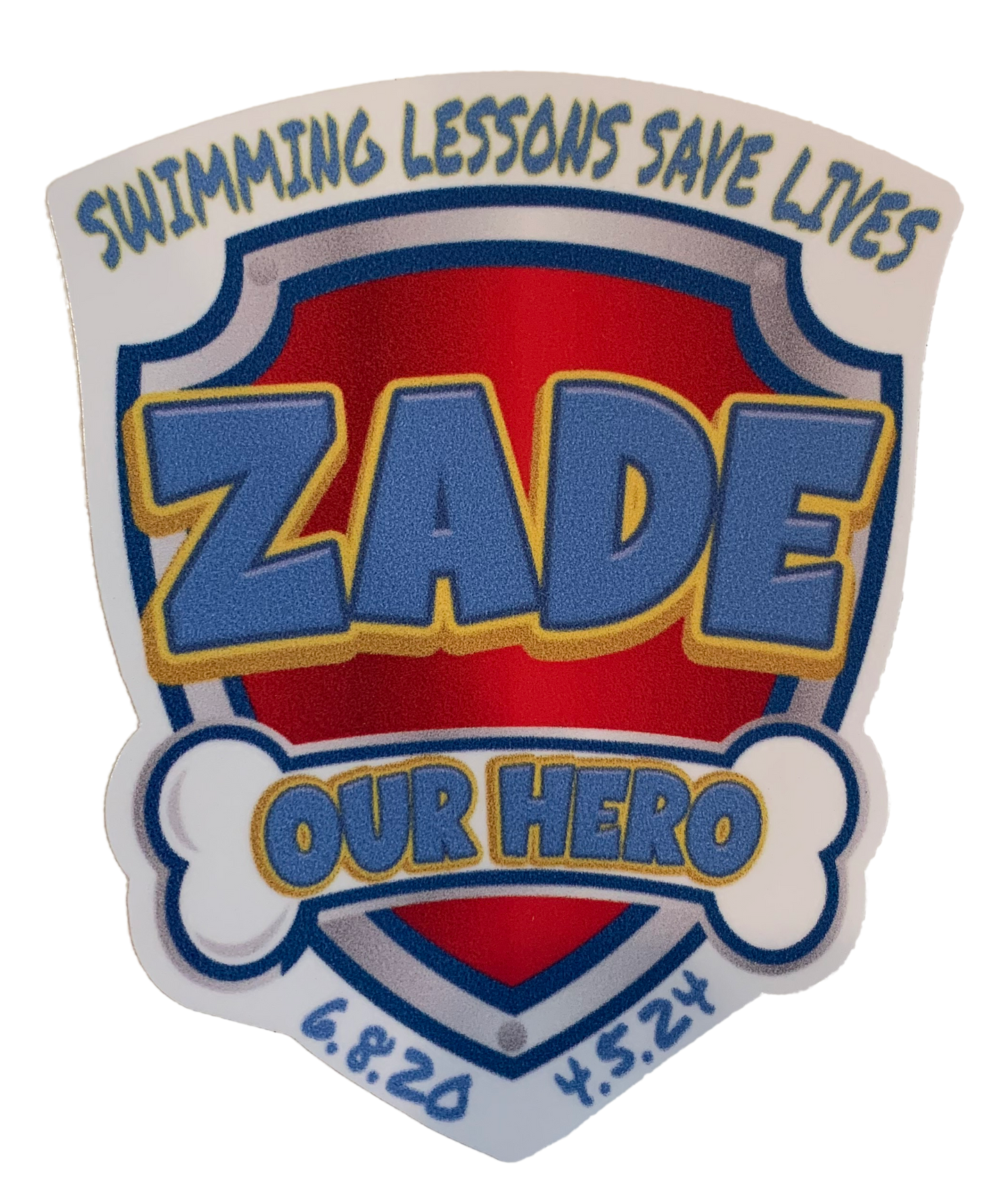 Zade our Hero Car Decal/Sticker