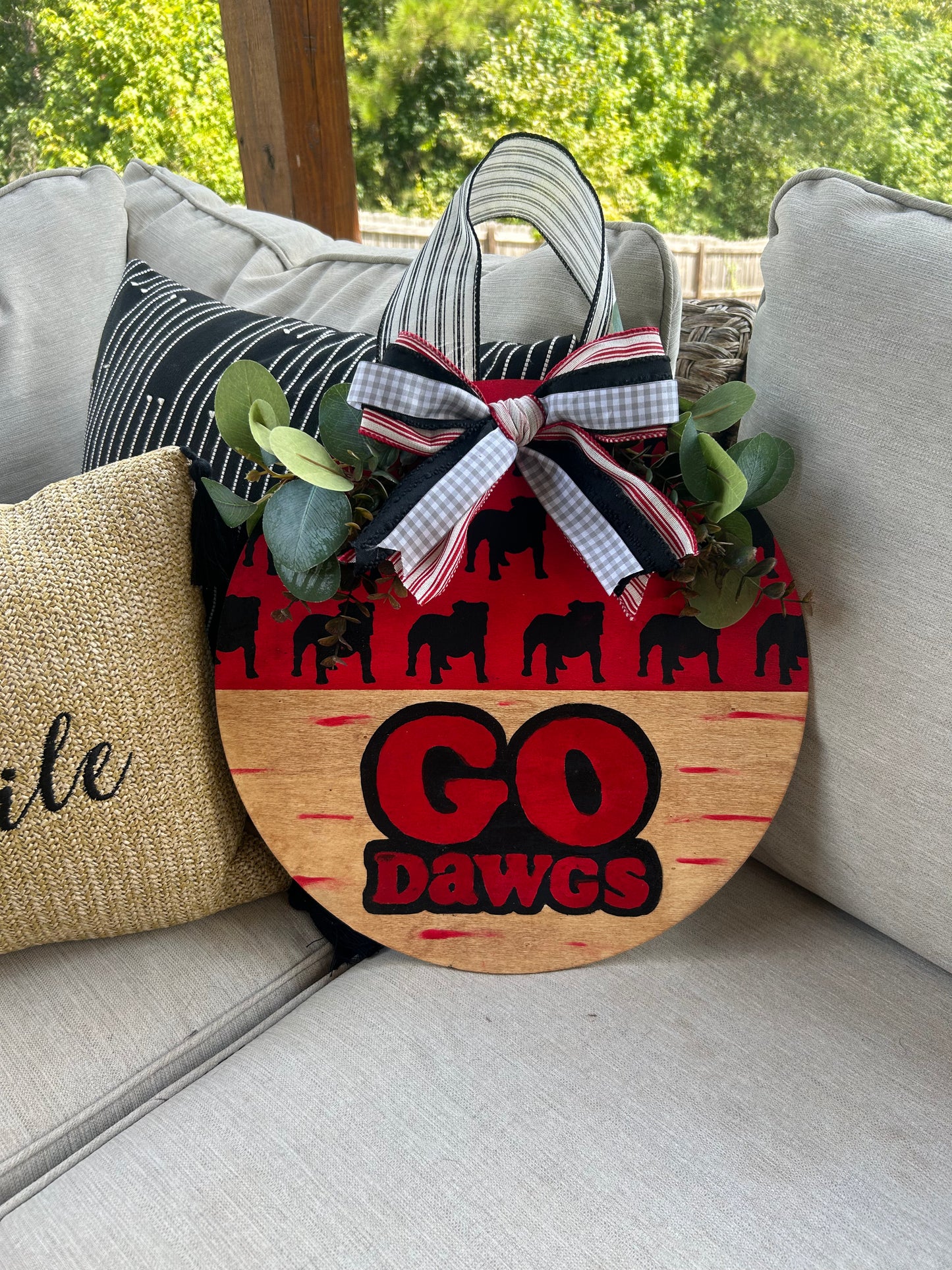 Go Dawgs Door Hanger