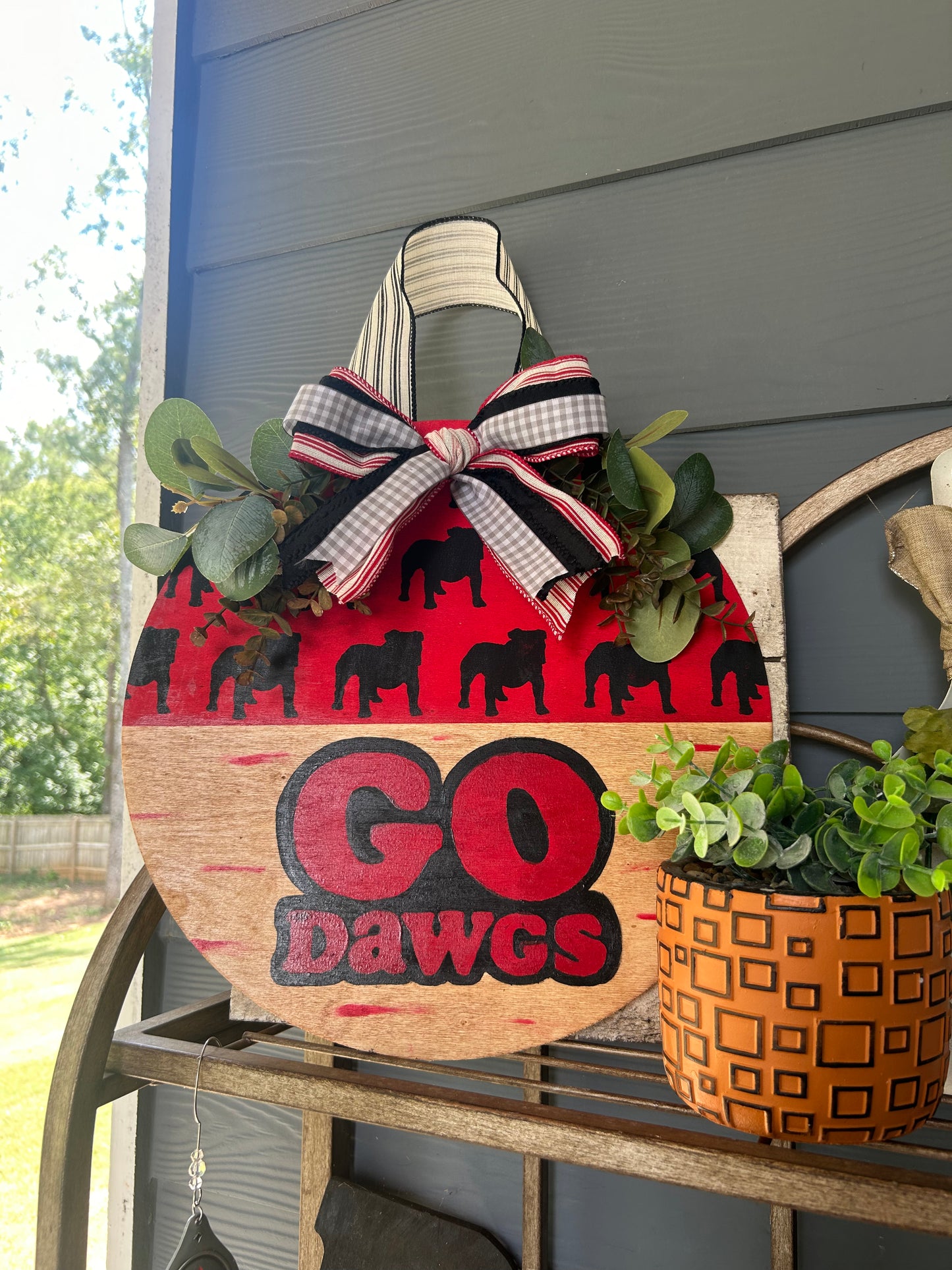 Go Dawgs Door Hanger